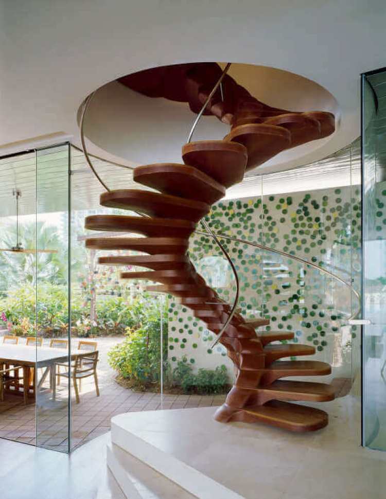 outdoor spiral staircase brisbane